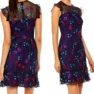 Donna Morgan | Embroidered Floral Dress | Women's Size 14